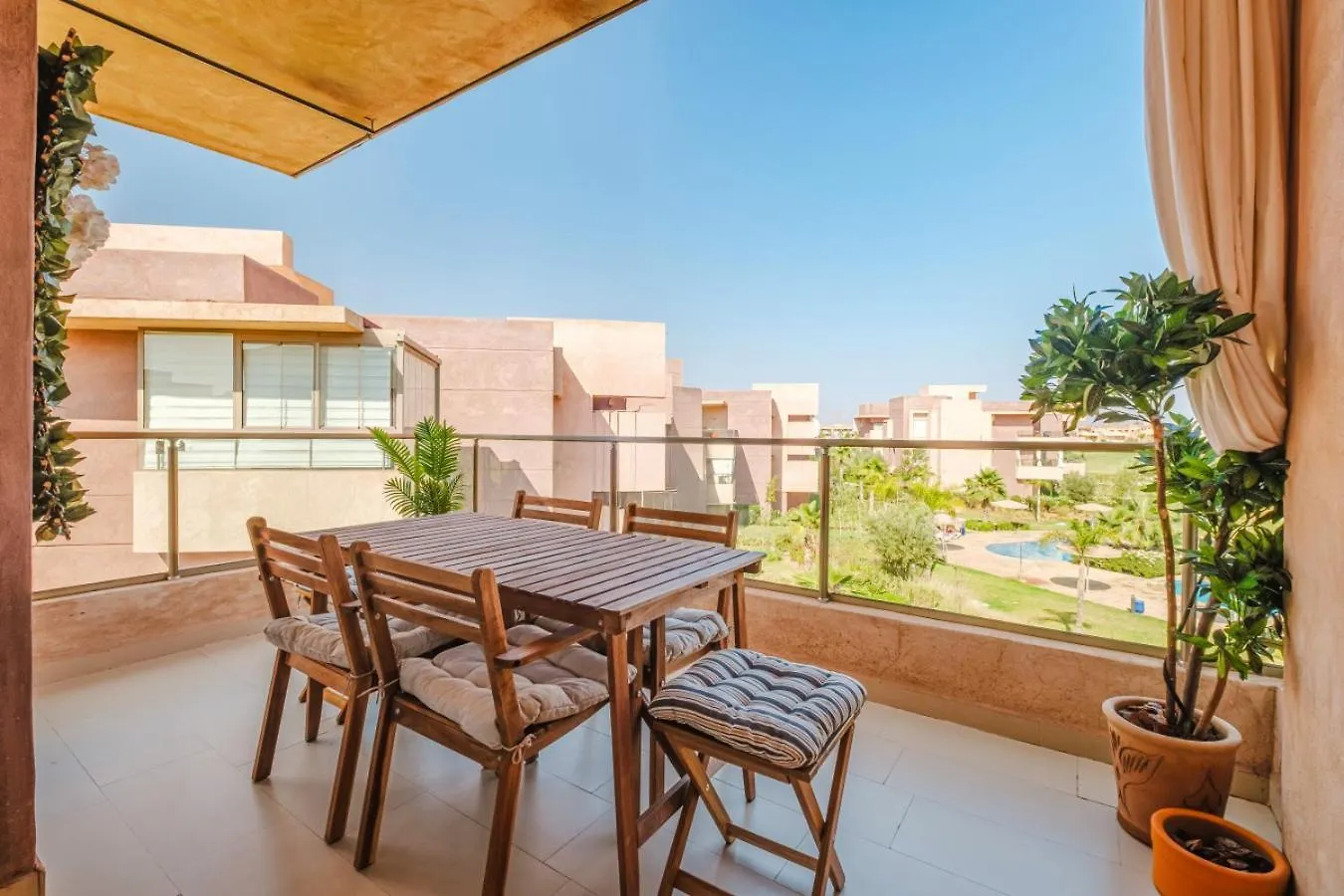 3 Bedroom Apartment With Pool View Prestigia Marrákes Marokkó